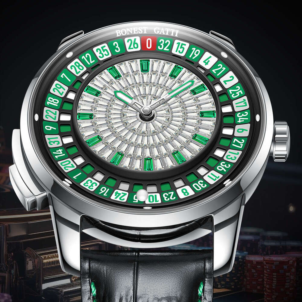 High quality luxury watch brand's best-selling product is a fully automatic mechanical watch with a rotatable dial