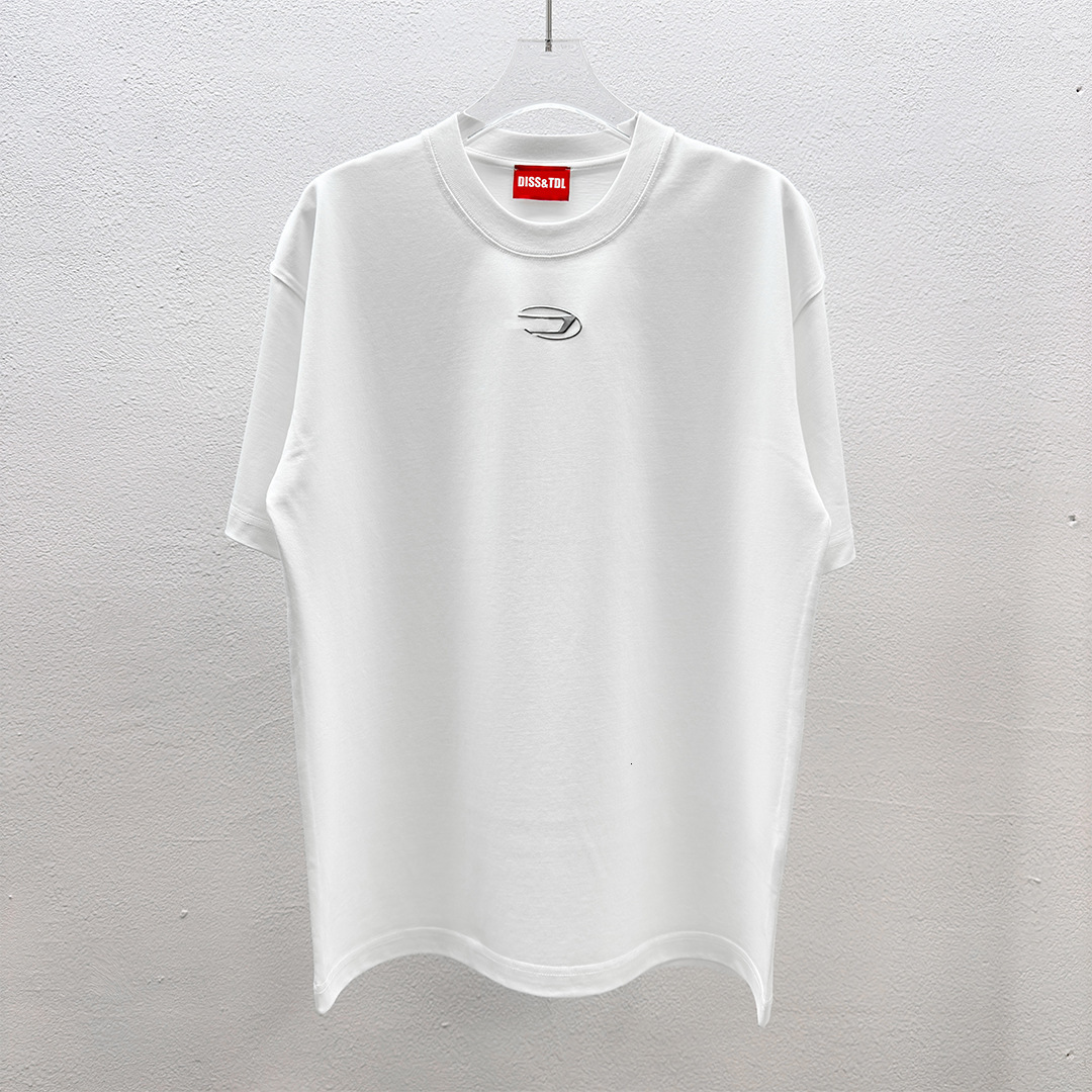 Designer Diselshirt Diseals Meichao DIESsSFL Correct Di Simple Short Sleeve Unisex T-Shirt Loose Silver Label T-Shirt Trendy Brand Oversize