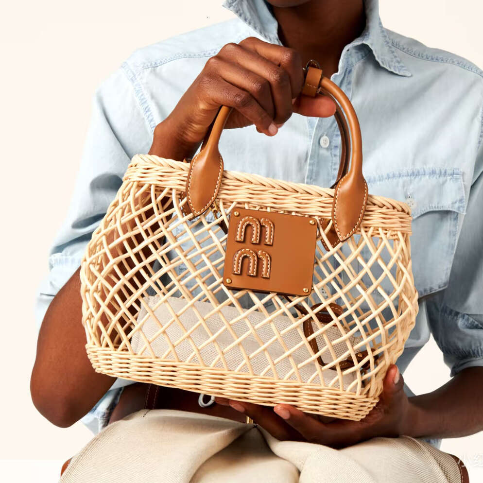 11 Été Sac Panier Raffia Designer sac de plage cabas Femme Homme Sac à main Luxe Pochette Paille crocheté Bandoulière Crossbody Épaule shopping w