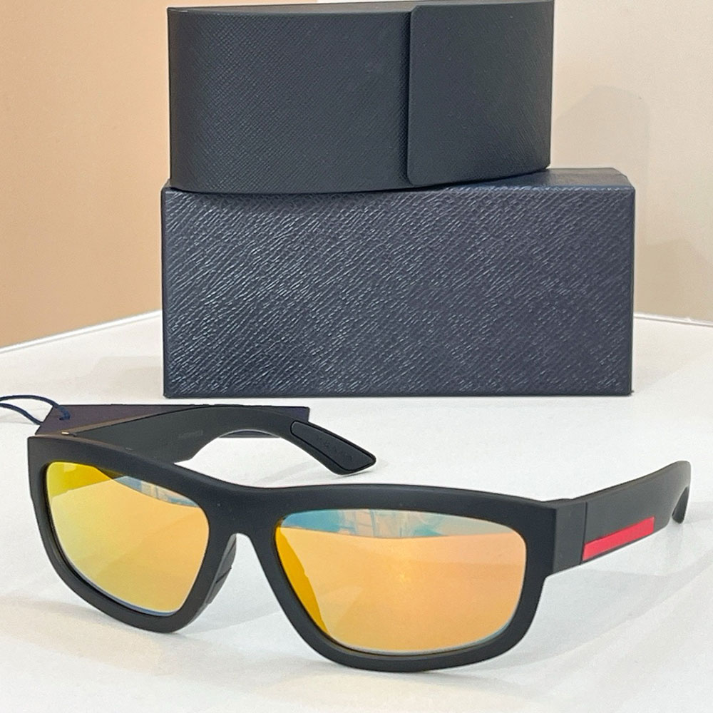 SPS05Z Linea Rossa sunglasses luxury designer mens sunglasses ultra light nylon fiber frame womens rectangle sunshade goggles gradient lenses UV400