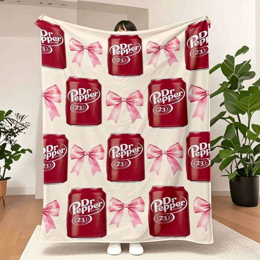 Unique Dr. Pepper Print blanket,Ultra-soft,Perfect Sofa,Bed, Office,Travel- Machine Washable, Ideal Gift for Men and Women H260124-image-1093094148
