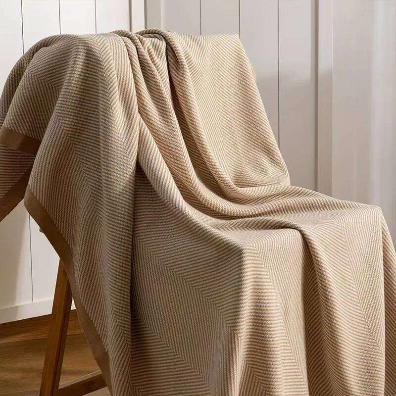 2025 new light luxury living room nap sofa bedside towel office aviation blanket paper fish bone pattern H260124-image-1093094182