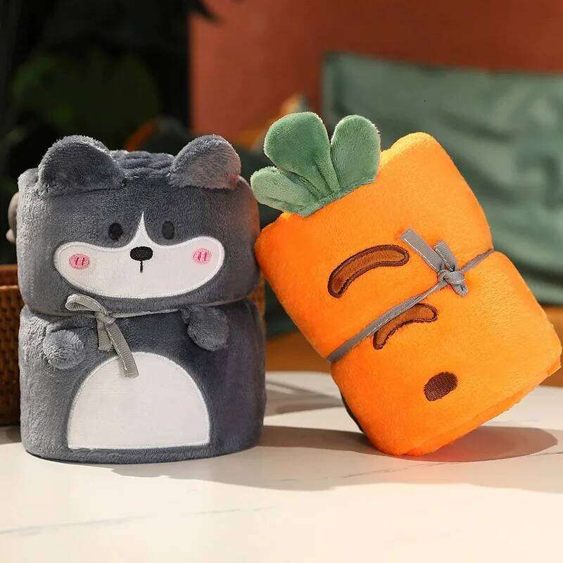 Winter Office Nap Kindergarten Company Gift Lunch Break Small Air Conditioner Blanket H260124-image-1093093578