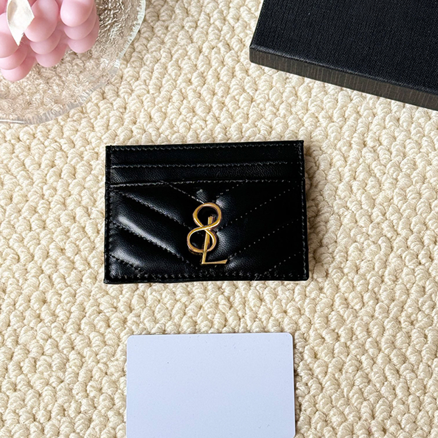 Designer Card Holders Lightweight Passport Clip Luxury Coin Purses Unisex Leather Wallet Solid Color Letter Credit Card Daily Outfit Square Shaped H