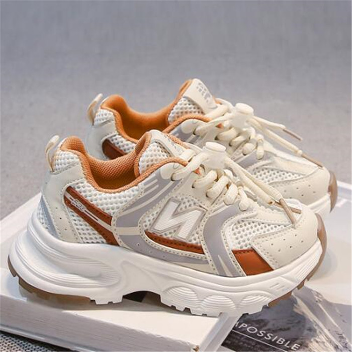 Hot Sell Kids Shoes Designer Boys Girls Outdoor Trainers Fashionable Comfortable Childrens Running Sports Shoes Mesh Versatile Casual Sneakers