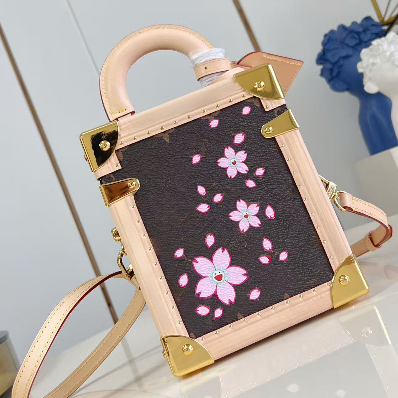 sac de designer TOP Miroir Qualité M14173 Dames TM Caméra Boîte De Mode Designe Luxe Cherry Blossom Sac À Bandoulière Bandoulière Totes Sac À Mai