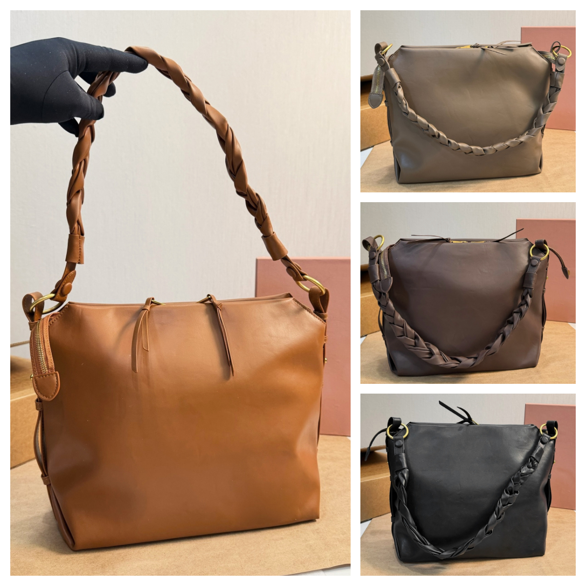 Women Trendy Designer hobo tote bag soft leather luxurys handbags Women casual bintage Slouchy bag Large hobo shoulder bag Womens Commuter bag Trave
