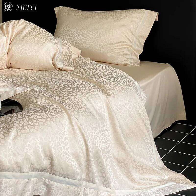Customizable high-end pure cotton 100S bed sheet four-piece set Y260124-image-1093146555