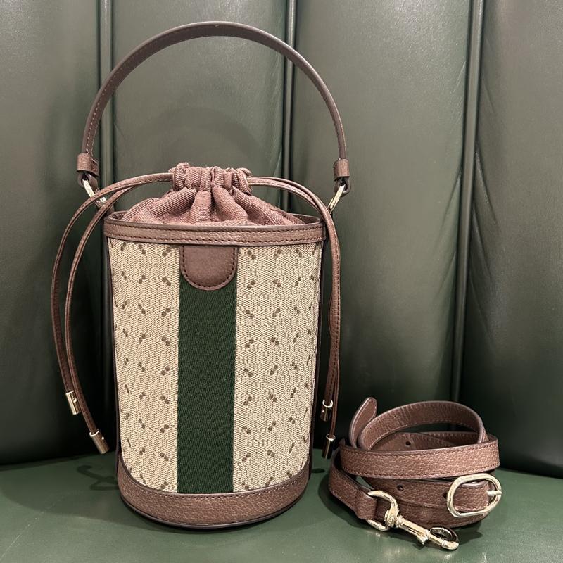 tote women shoulder Bags cylinder purse new genuine bucket crossbody bag casual drawstring handbags purses for travel classic shopping pochette p
