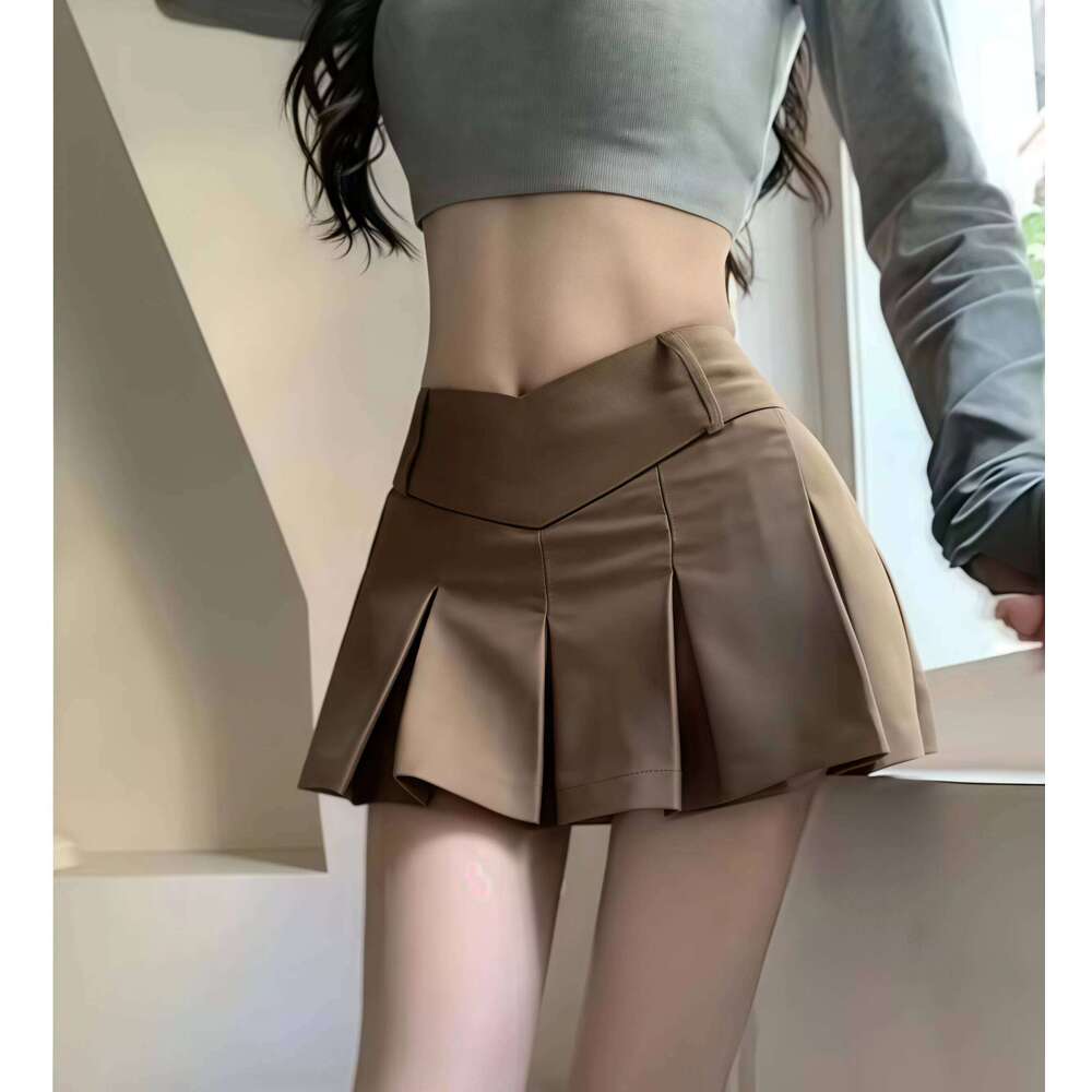 Sexy Women Pleated High Waist Summer Vintage Mini Skirts Korean Tennis Student White Designed Dance Skirt C260126-image-1093224323