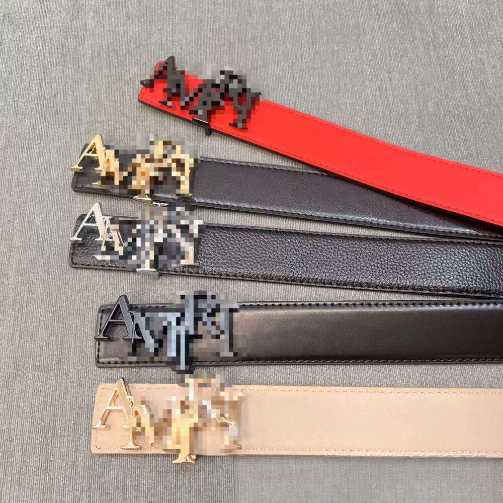 Ceintures Amira New AM Letter Fashion Belt classique Ami ri ceintures robe jeans luxe même style ceintures AMI boucle ceinture pour hommes et fem