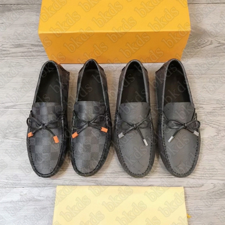 Designer Arizona Driver Gloria Loafer Hommes Robe Chaussures Monogramme Bleu Demin Noir Rouge Vert Violet Rose Marron Cuir Beige y2OV #