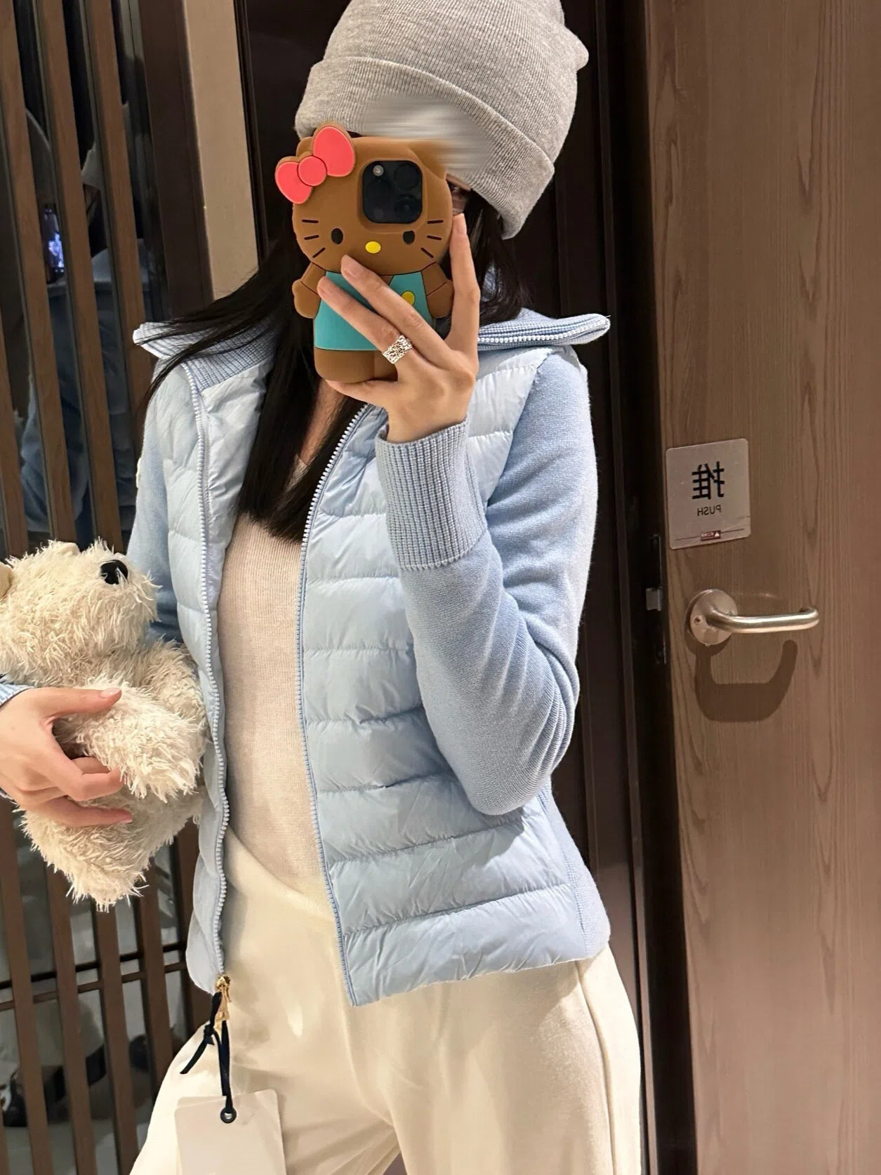Women Knitted Down Jacket Designer Puffer jacket Brand High Quality Slim Fit Stand Up Collar Cardigan Cotton Breathable Lightweight Comfort Streetwe