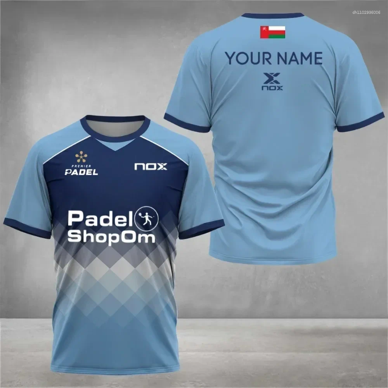 Men's T Shirts 2026 Summer And Women's Youth 3DPrint VPN Sion Padel Shopom Collaborative Comfortable Casual Breathable Sweatshirt A