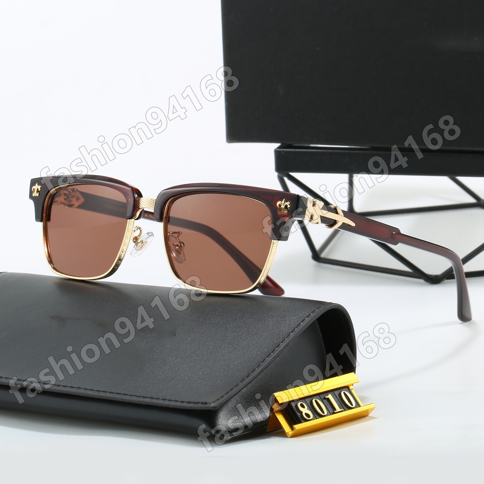 chrome Sunglasses Cross 2026 Sunglasses Luxury Designer small box Glasses Sunglasses For Women chrome glasses Frames Men Fashion Plate Eyeglass