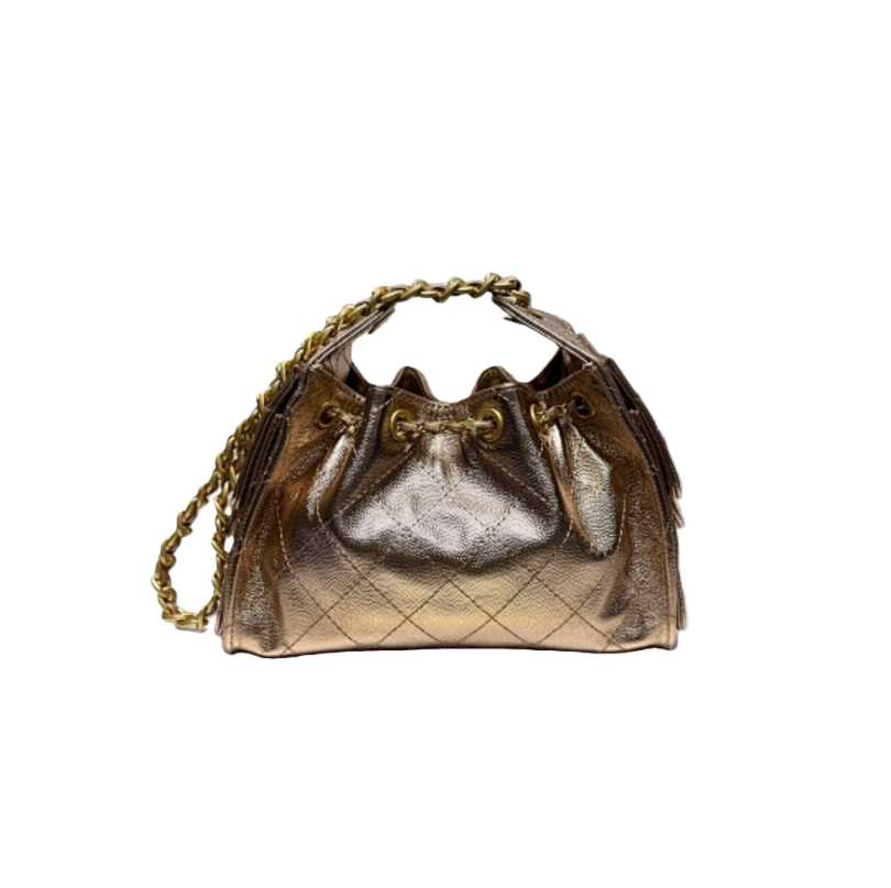 Cuir véritable Sac femme sac à main fourre-tout sac à bandoulière de luxe design célèbre Haute qualité mini mignon 22 * 20 * 12 cm cuir champagne