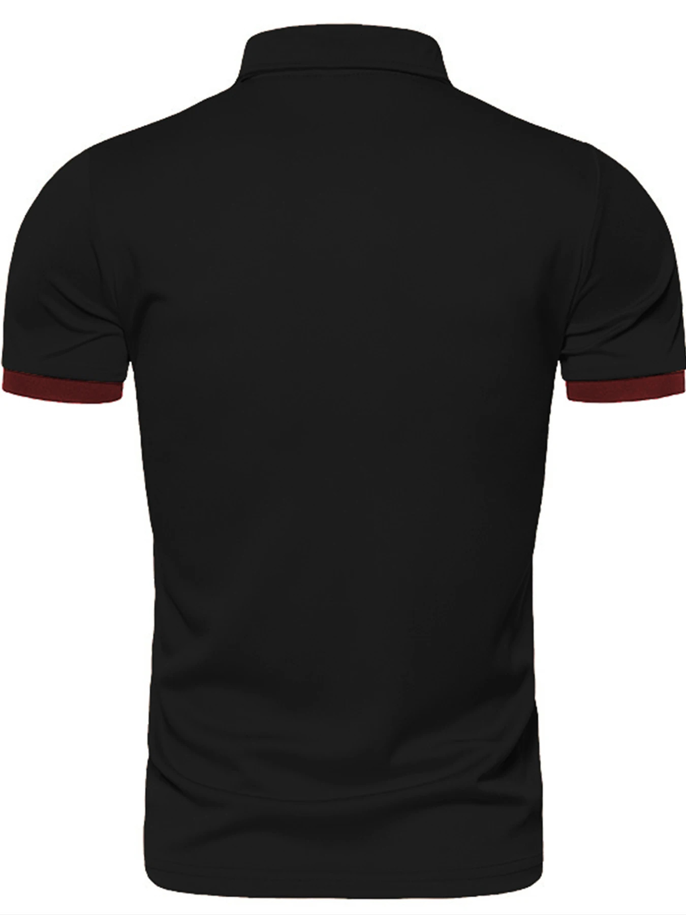 Color Mens Solid Short Slve TShirt Collar Polo Comfortable Breathable Fashion Basic Fit for SpringSummer 260127 L260612