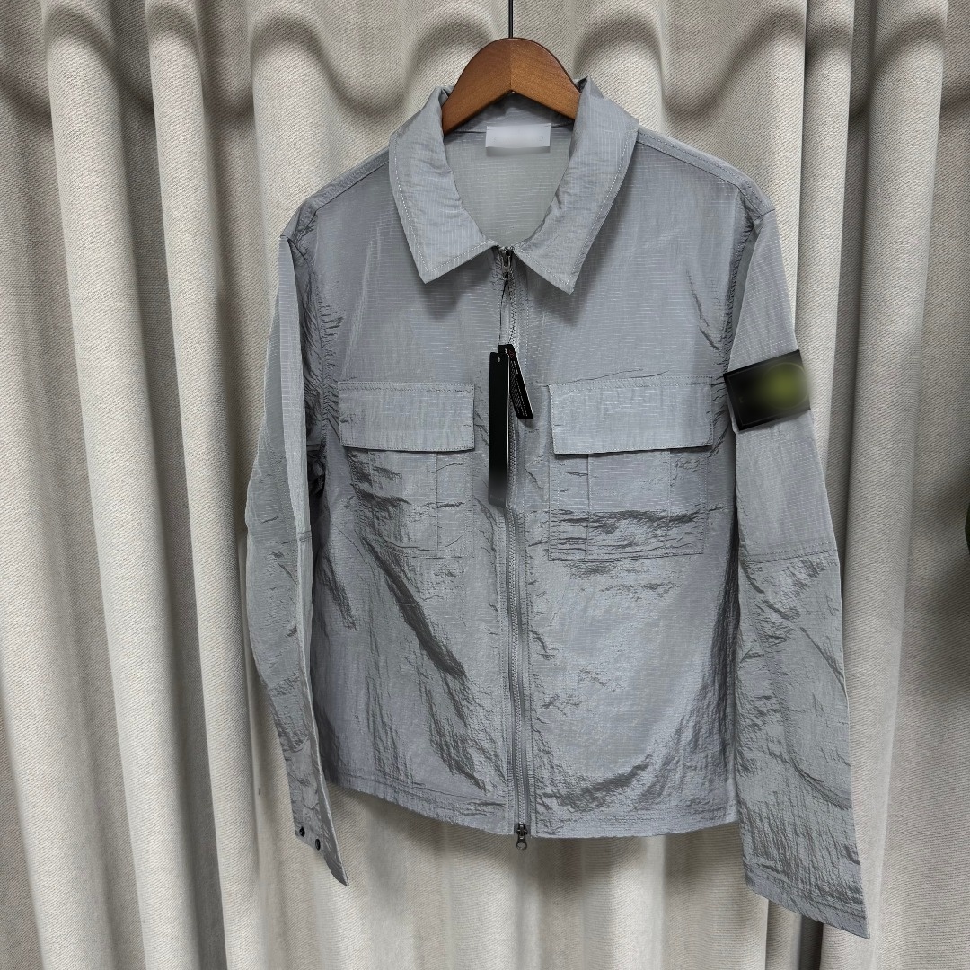 Jacket Stones s 2026 New Style Topstoney Jacket Metal Nylon Badge Jacket Mens And Womens Sports And Casual Outdoor Outerwear Clothing Stoneity Jacke