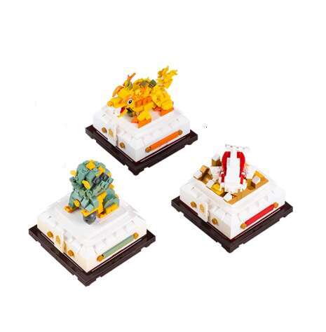 Forbidden City Cultural Products - Animal-Print Building Blocks - Creative Toy Assembly - Trendy and Cute Educational Stationery H260127-image-1086513784