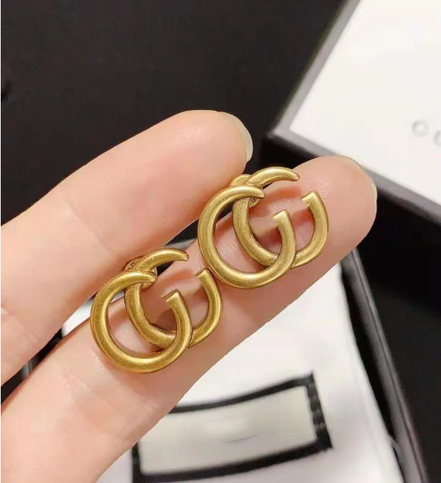 Marque Vintage boucles d'oreilles de créateur boucles d'oreilles de luxe femmes boucles d'oreilles de qualité supérieure G lettre boucle d'oreill