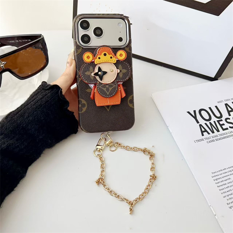 Luxury Phone Case for iPhone 17 Pro Max Leather, Designer iPhone Case MagSafe 16promax 15 14 13 Pro for Women Men Good Grip Shockproof Slim Anti-dro
