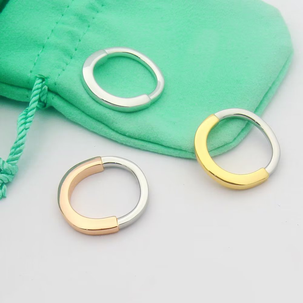 Luxury Brand Designer Jewelry For Women Gold Plated Process Fashion Accessories Never Allergic men Valentine's Day anniversary gift Hip hop spi