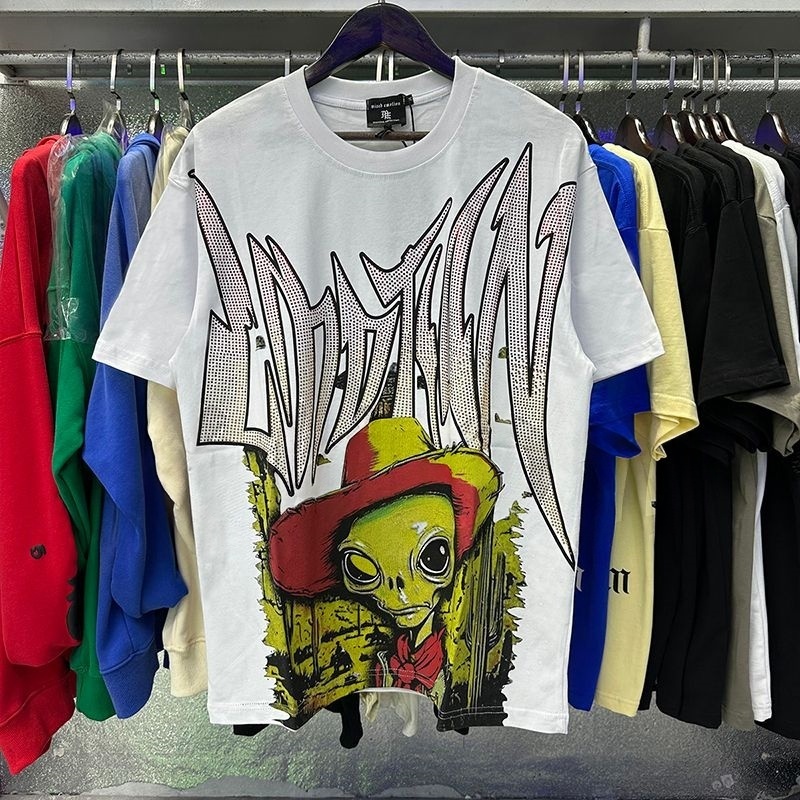 Mix Emotion Shirt Mens Designer Emotion T Shirt Y2k Harajuku Shirt Summer Woman Tees Loose Hip Hop Gothic Graphic Tee Print Oversized Tshirt Punk 2D