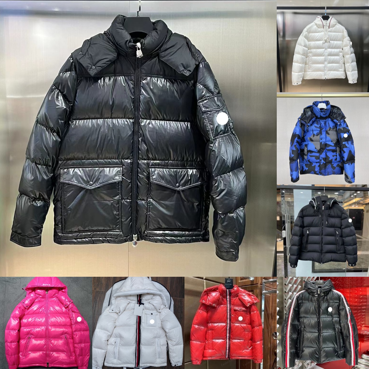 Unisex Men's & Women's Waterproof Down Jacket - Stylish Winter Outfit with Warm Insulation for Couples