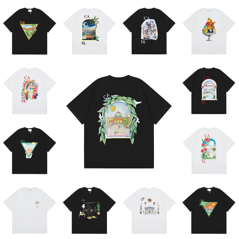 Men's T Shirts Designer Fashion Street Hip Hop T-Shirts Round Neck Letter Graphic Print Mens Womens Short Sleeve Breathable Casual Loose