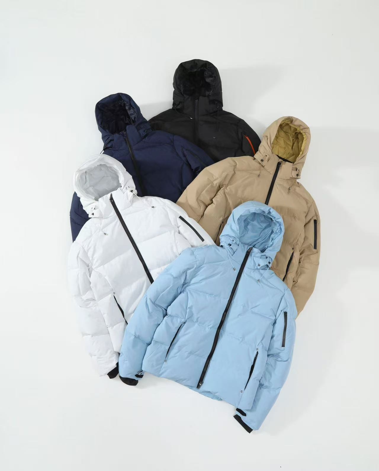 Doudoune à capuche classique multi-styles R pour hommes et femmes
