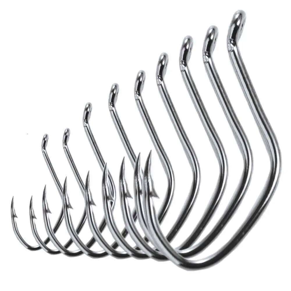 Mustad Sharp Circle Fishihook Set Japan Catfish Sea Hook Fishing Hooks Barbed Fishhook Z260128-image-1093489777