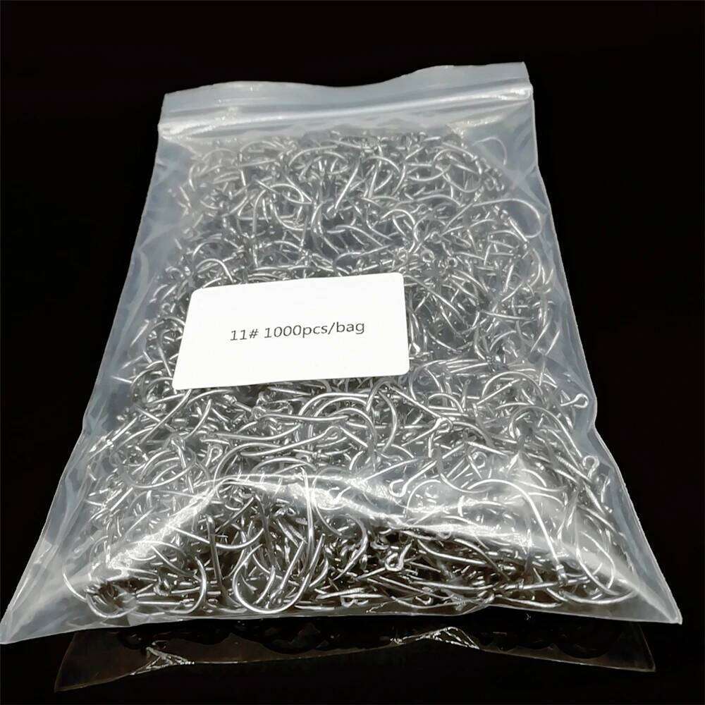 Circle sale by bulk 1000 pieces/lot Eyed Hook Jig Hooks 3#-15# Barbed Fishhooks Fishing Accessories wholesale Z260128-image-1093484447
