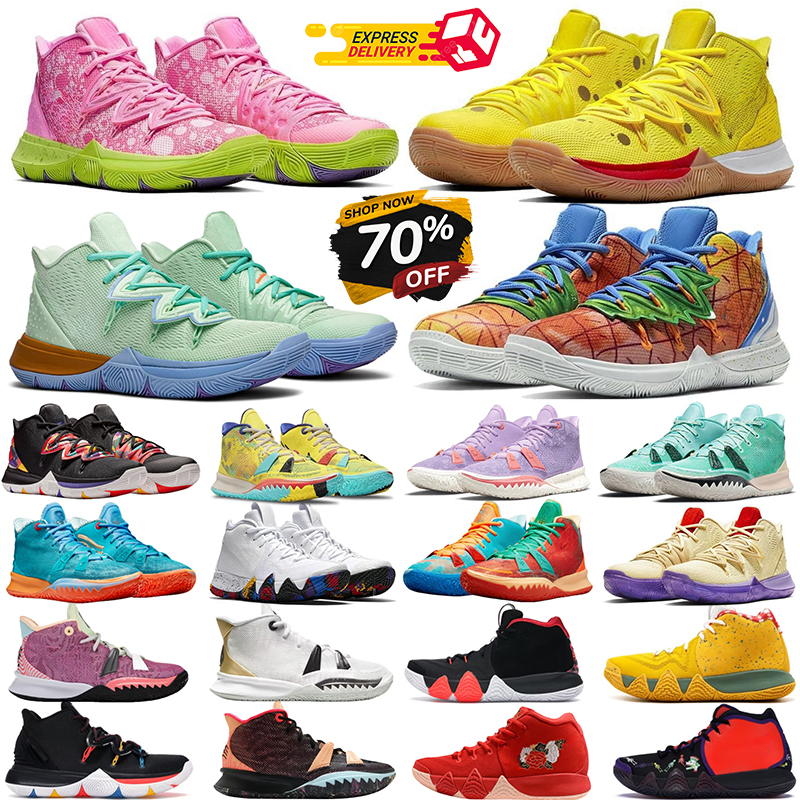 Kyrie 7 Designer shoes Men Women Classics Basketball Kyrie 5 Cartoon Yellow Pink Blue Outdoor trainers running sneakers chaussures 36-45-image-933508760