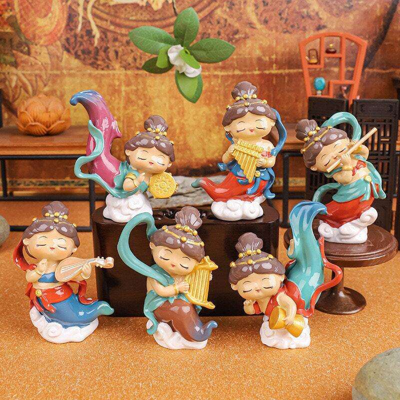 Dunhuang Heavenly Being Creative Culture Box, Mogao Caves Souvenir, Gansu Local Product, Tourist Feature Gift, Handheld Presentation Item for Des-image-1086515122