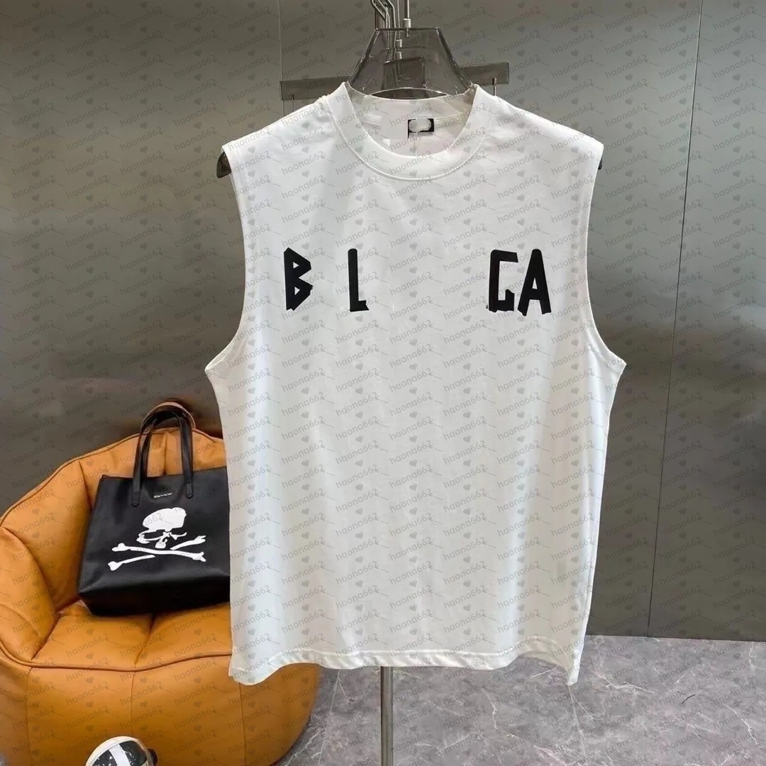 Designer Men's T-Shirts t shirt tank top women cropped men shirts sleeveless tee crop pure cotton sportswear vest unisex US Size S-2XL 100% cot