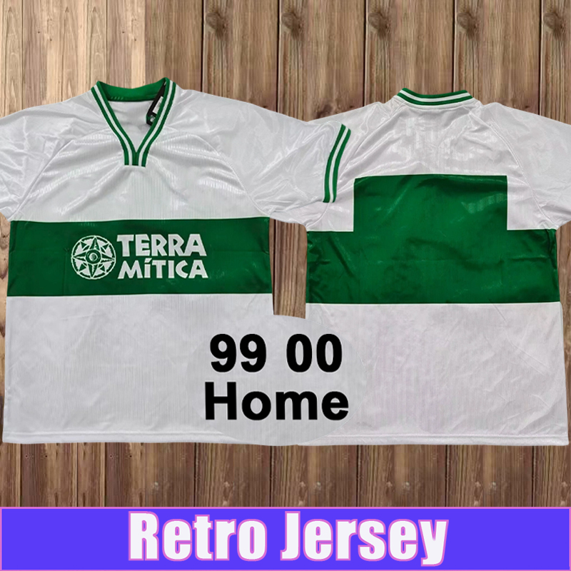1999 2000 Elche Mens Retro Soccer Jerseys RAFA MIR DIABY M.AGUADO AFFENGRUBER Home Vintage Football Shirts