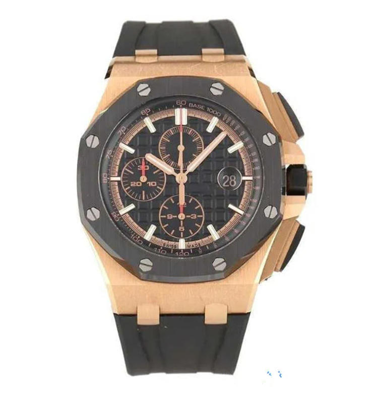 High Quality Top Brand Watch Men Stainless Steel Calendar Sapphire Quartz Automatic Designer Movement Multifunction Chronograph Man Watches