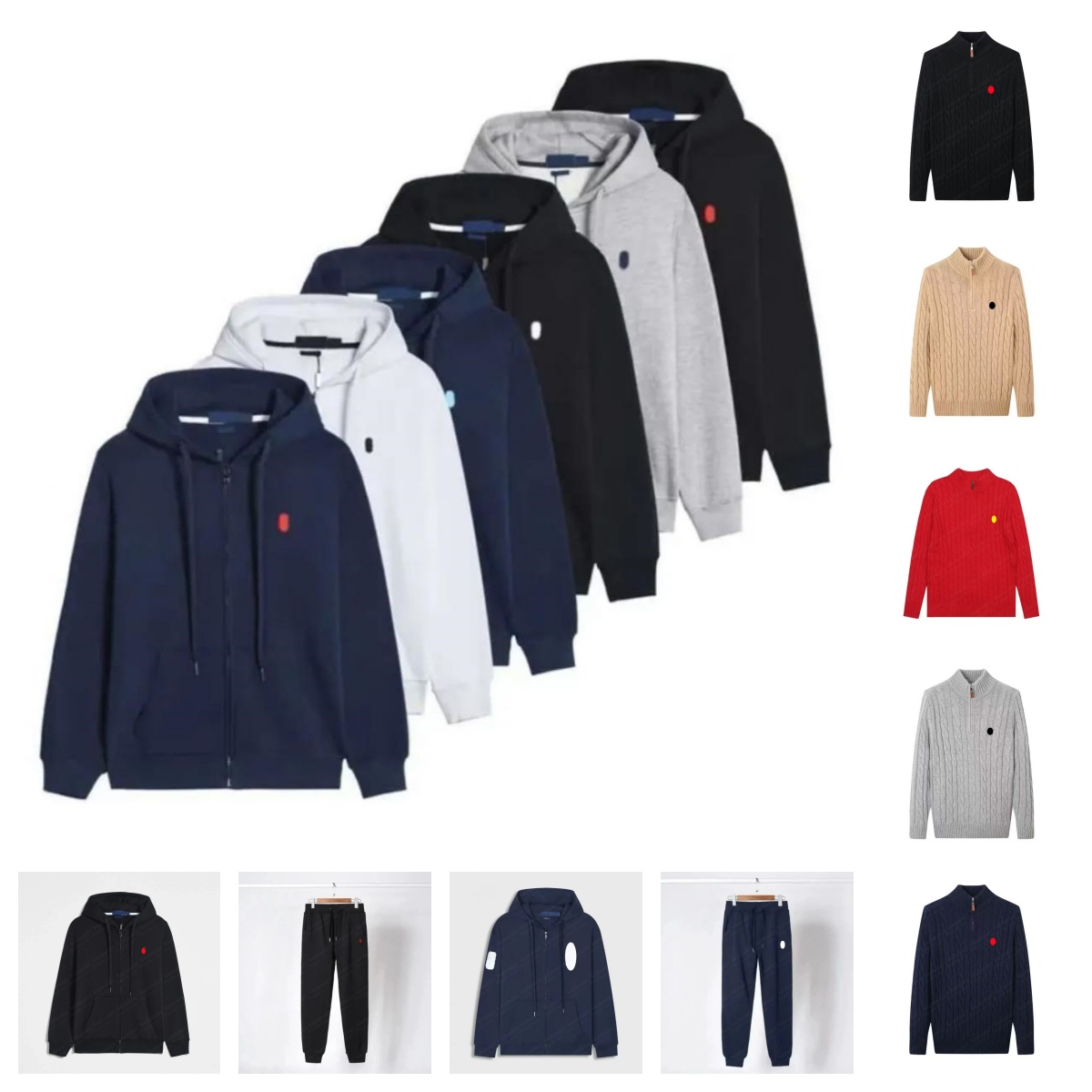 designer hoody polo tracksuit zip up hoodie womens sweatshirt brand hoodies for men fashion tracksuit Leisure joggers pullover tech fleece Hoddie-image-933090041