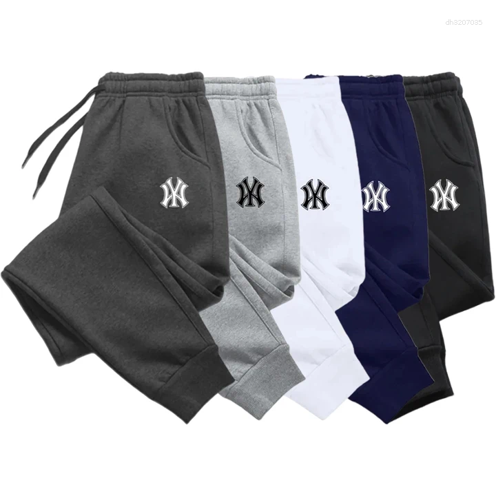 Men's Pants Minimally Printed Sports Running Training Pant Multi Colored Optional Fleece Casual And Comfortable Clothing