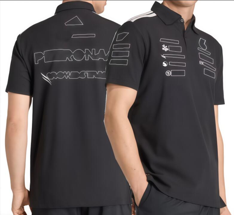 Polo de course personnalisé avec emblème de l'équipe de course F12026