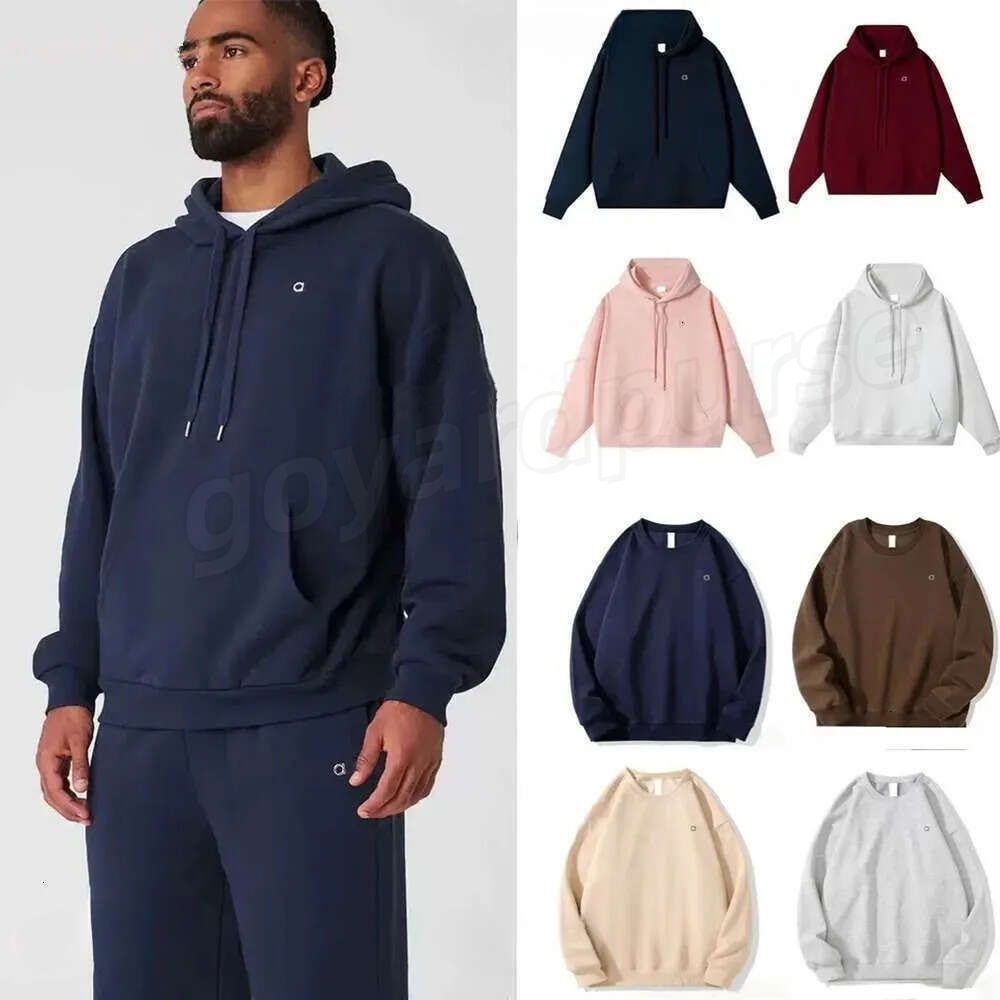New Yoga set Zip 3D aloquarter men set Yoga quarter zip Sweatshirt sets women clothes sweater Designer Quarter Perfectly Oversized Sweatshirts 3D Lo