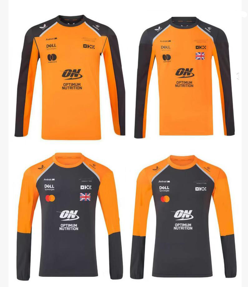 F12026 Racing Long-Sleeved T-Shirt Team F1 Logo Jersey Customisation Available-image-764322634