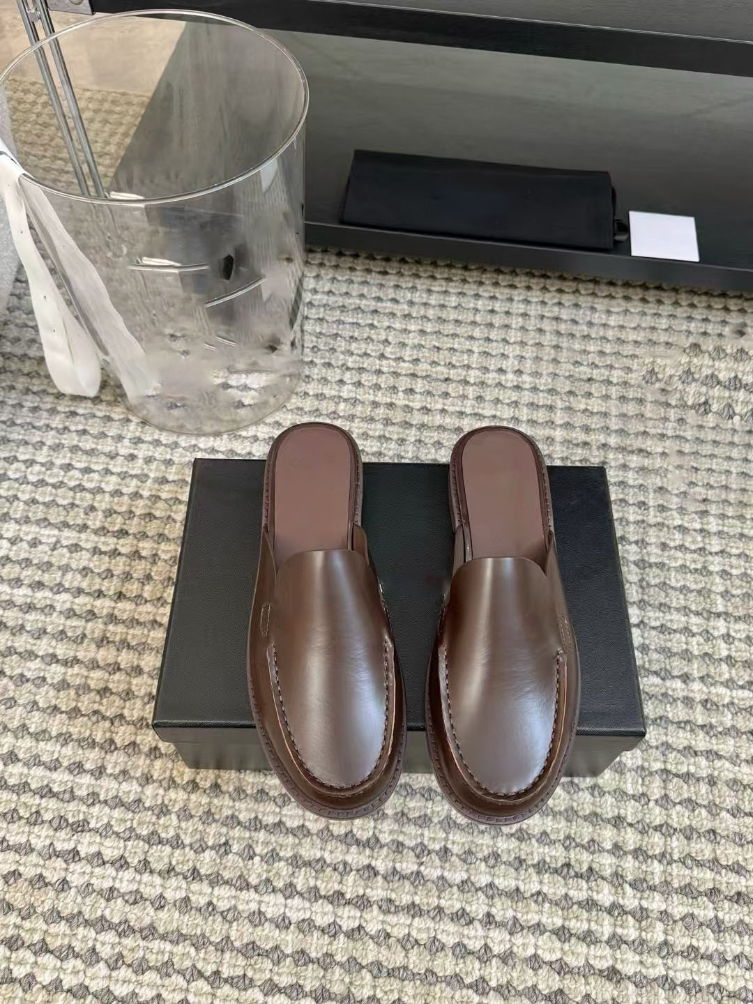 10A – mocassins à bout rond pour femmes, sandales à enfiler de styliste rétro de haute qualité, nouvelle collection printemps/été
