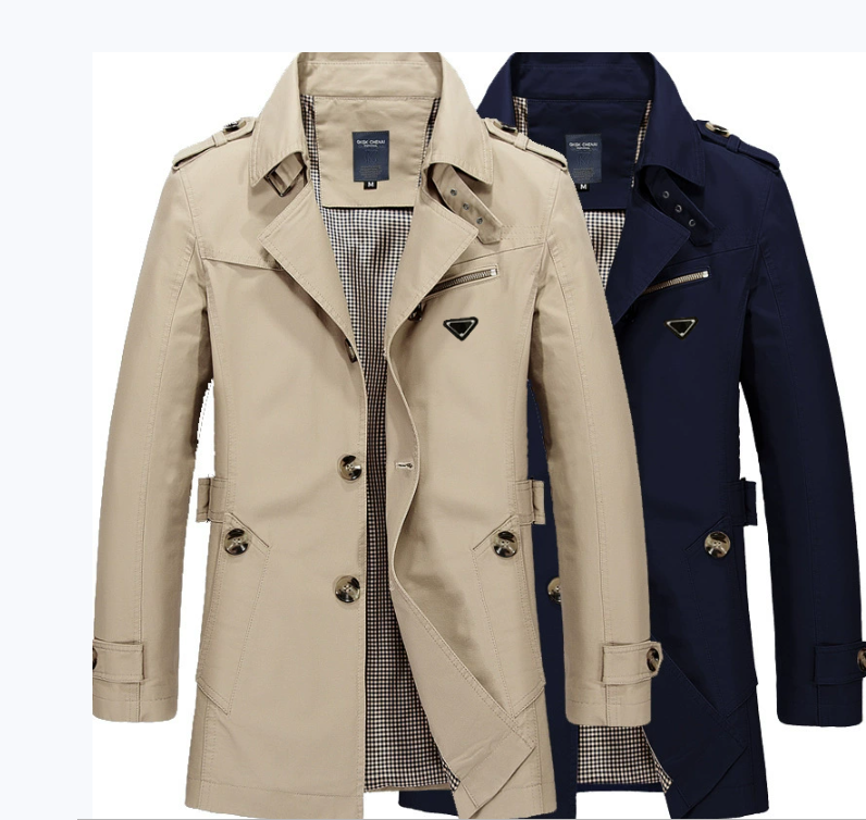 4XL5XL Spring Autumn Men's luxury Trench Coats Men designer Jackets WindBreaker Harajuku Male Clothing Outerwear Hip Hop Streetwear pluz size T