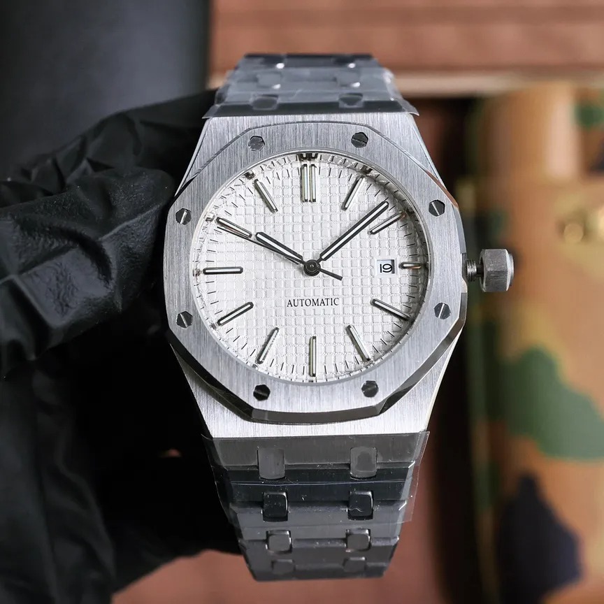 U1 Top AAA Luxury Royal Watch for Mens Automatic Movement Watches Sapphire Calendar Watch 316L Stainless Steel Case and Bracelet Montre de Luxe Relo
