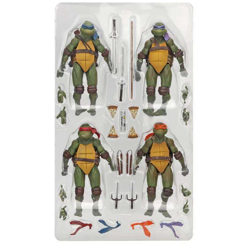 2026 cologne New 4Pcs perfume Teenage Mutant Turtles Action Figure TMNT Edition Movable Movies Model Turtle Ninja Anime Kids For Toy Doll Gift Desig
