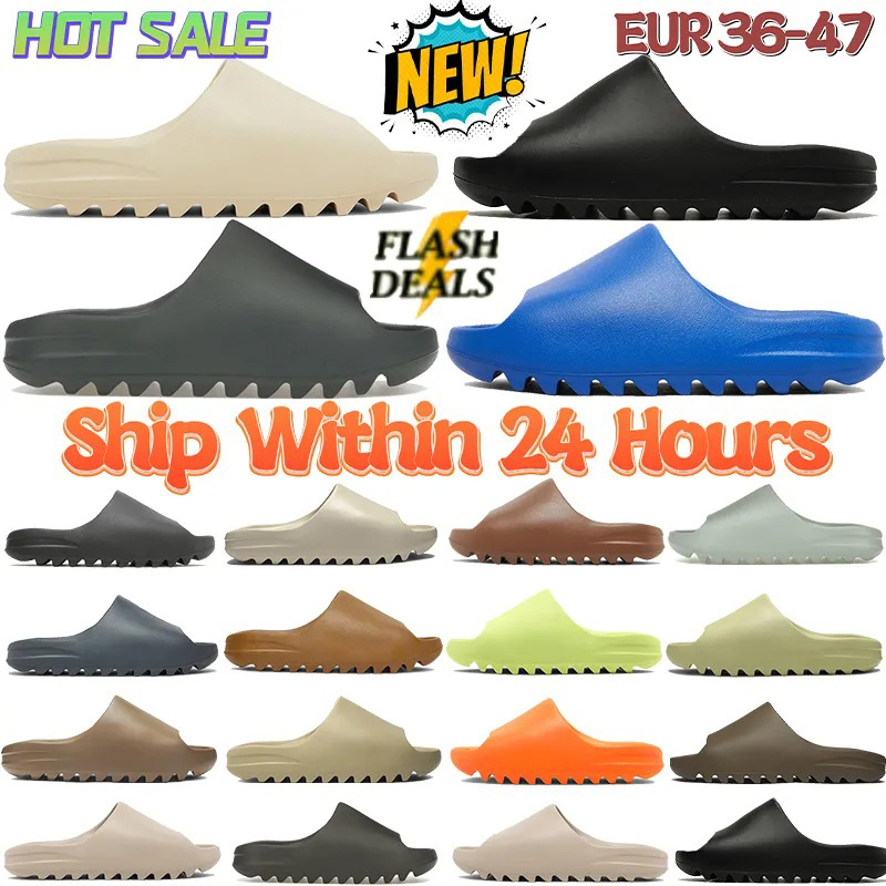 2026 Free Shipping With Box Slate Marine Dark Slate Grey Designer Sandals Slide Slides Slippers Mens Womens outdoor comfoatable slipper flip flops