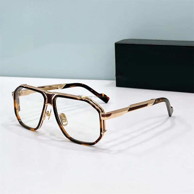 classic brand myopia prescription presbyopic Black rectangular sunglasses mens glasses clear designer 683 original box123