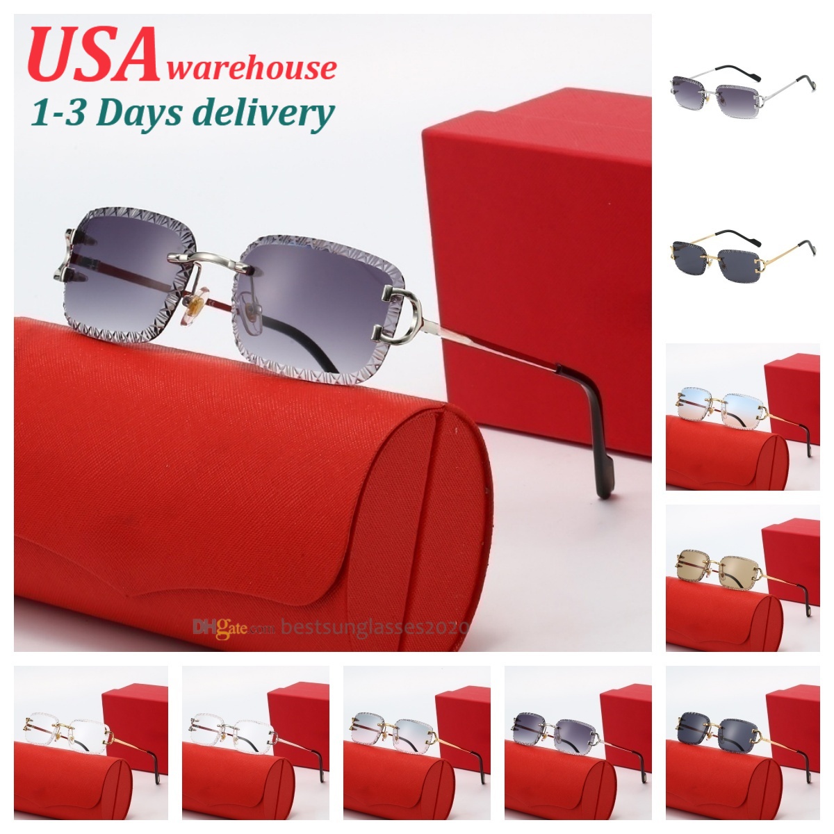 Fashion Geometric Sun Glasses Women Cat-Eye Purple Rectangular Lenses Polished Gold Plated Finish Burgundy Mirrored C Shape Accents Diamond-shaped r