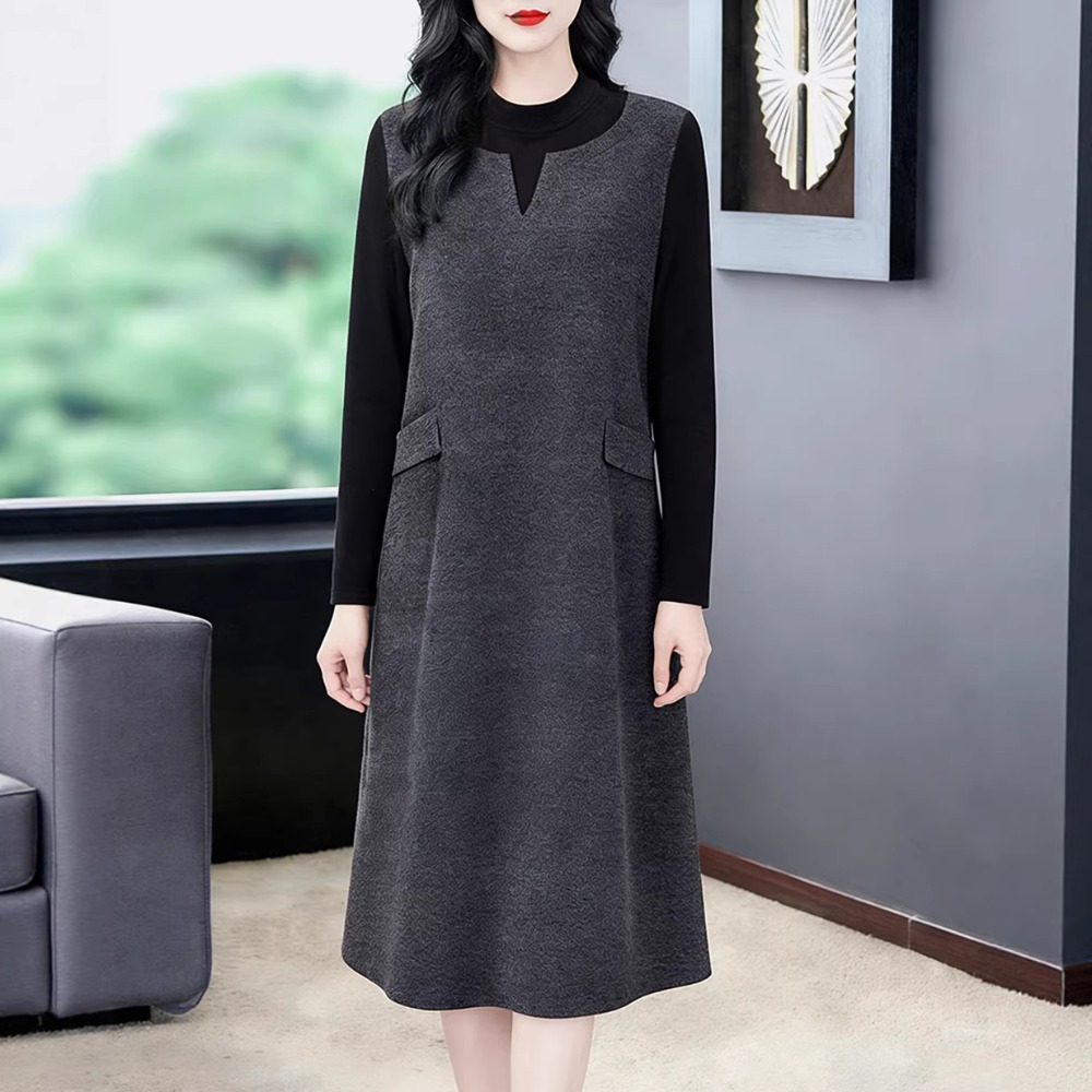 (9) Nouvelle robe à la mode en deux pièces